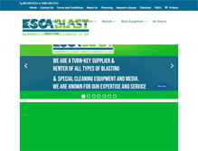 Tablet Screenshot of escablast.com